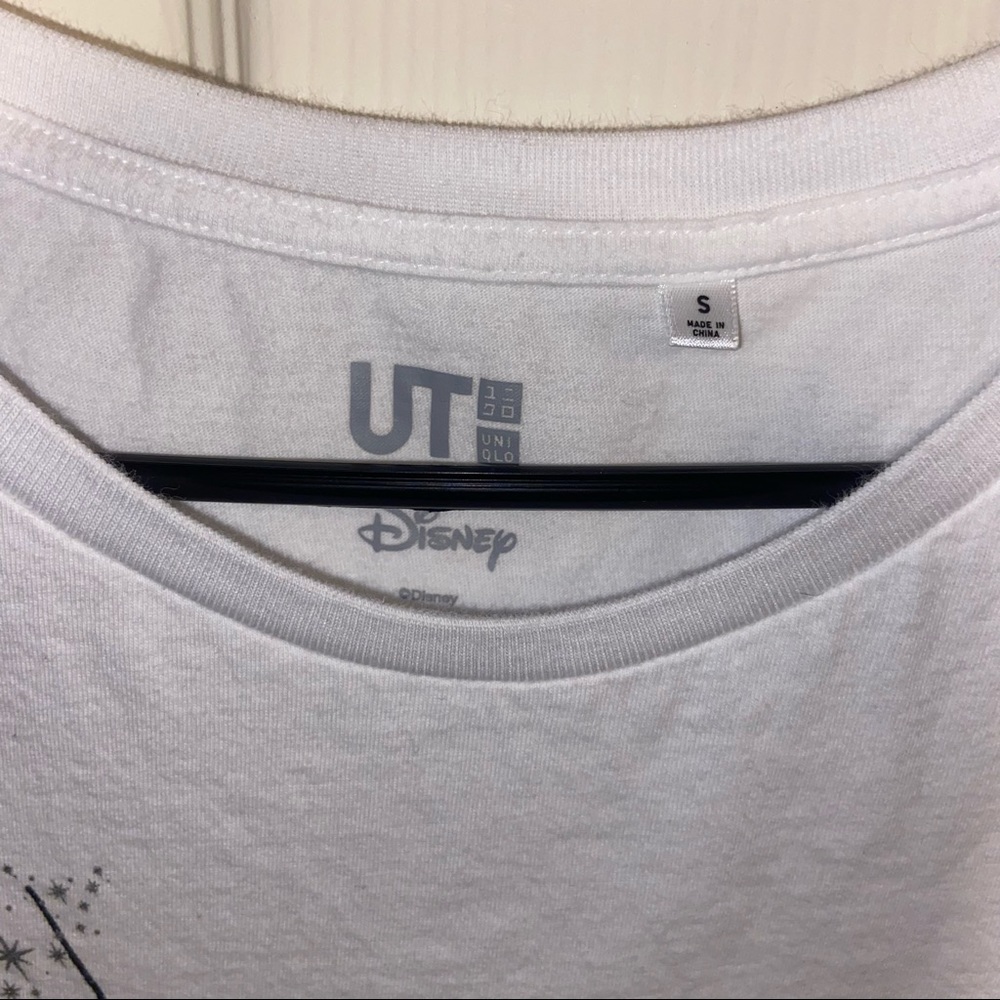 Disney x Uniqlo Cinderella women’s shirt small white rare - Picture 3 of 6